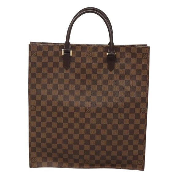 LOUIS VUITTON Damier Ebene Sac Plat Hand Bag - Picture 3 of 15